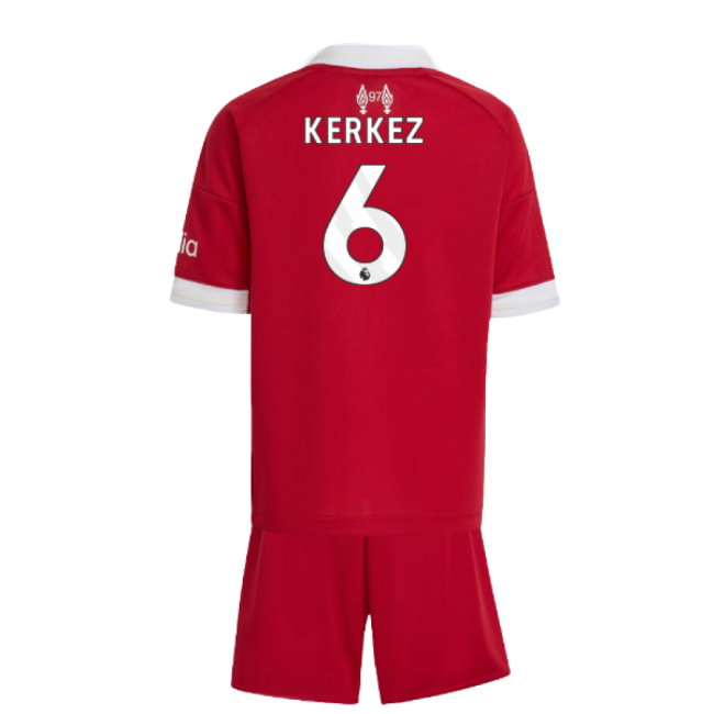 2025-2026 Liverpool Home Mini Kit (Kerkez 6)-SoccerKits Hub | Buy Soccer Jerseys Online